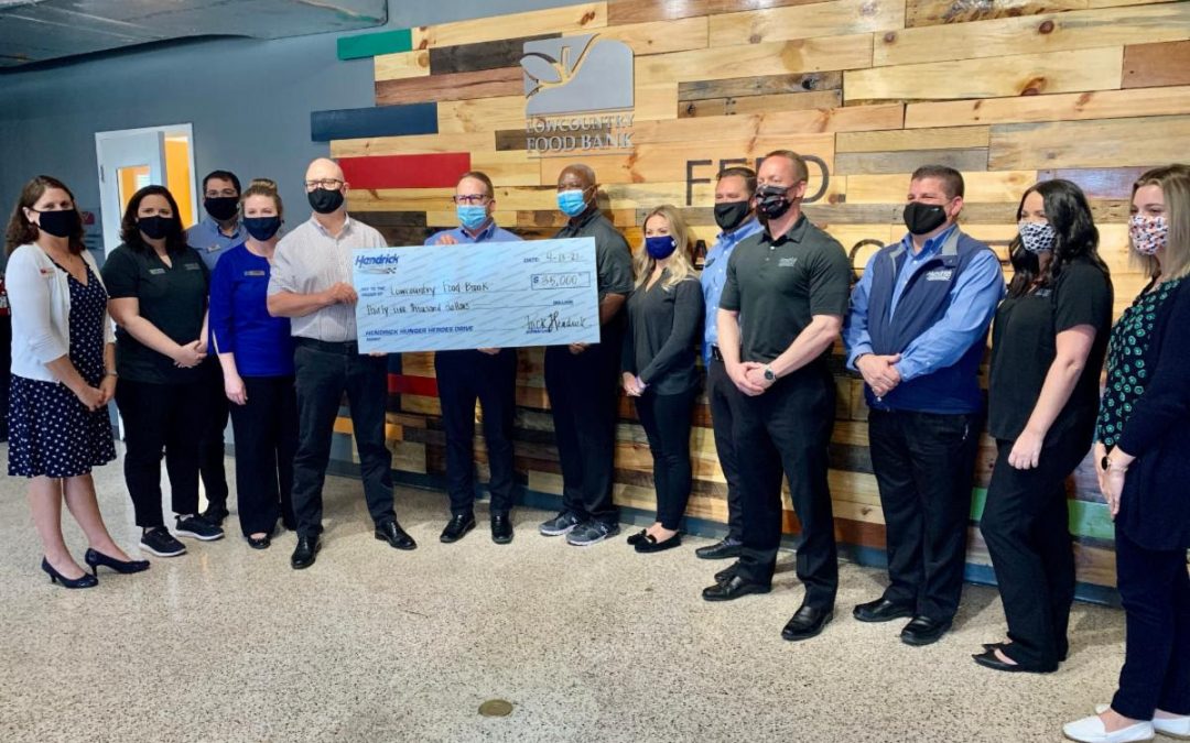 Hendrick Automotive Group Donates $35,000 to Lowcountry Food Bank