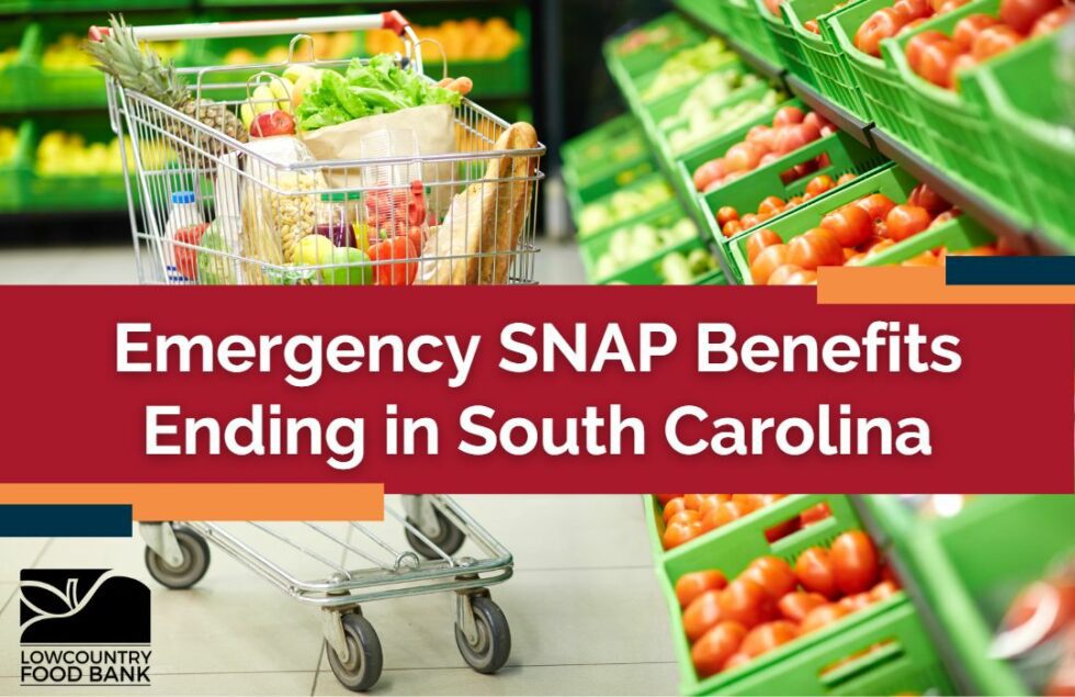 Emergency SNAP Benefits Ending in South Carolina Lowcountry Food Bank