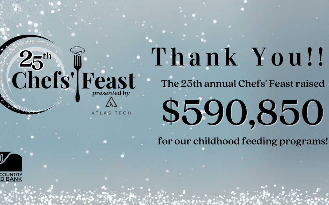 25th Annual Chefs’ Feast Raises $590,850 to Support Childhood Feeding Programs