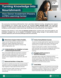 The Learning Center One Pager 