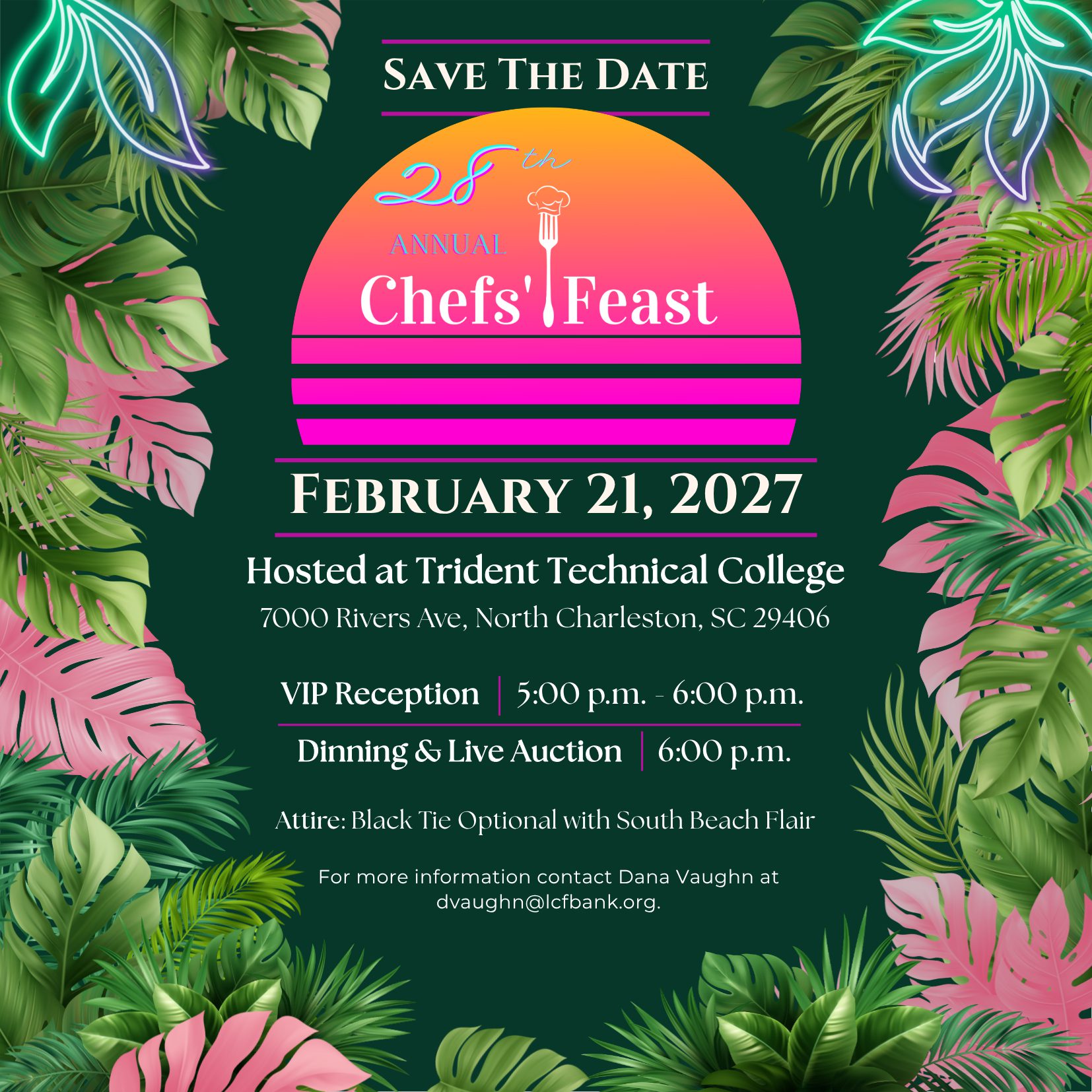 2027 Chefs' Feast Save the Date